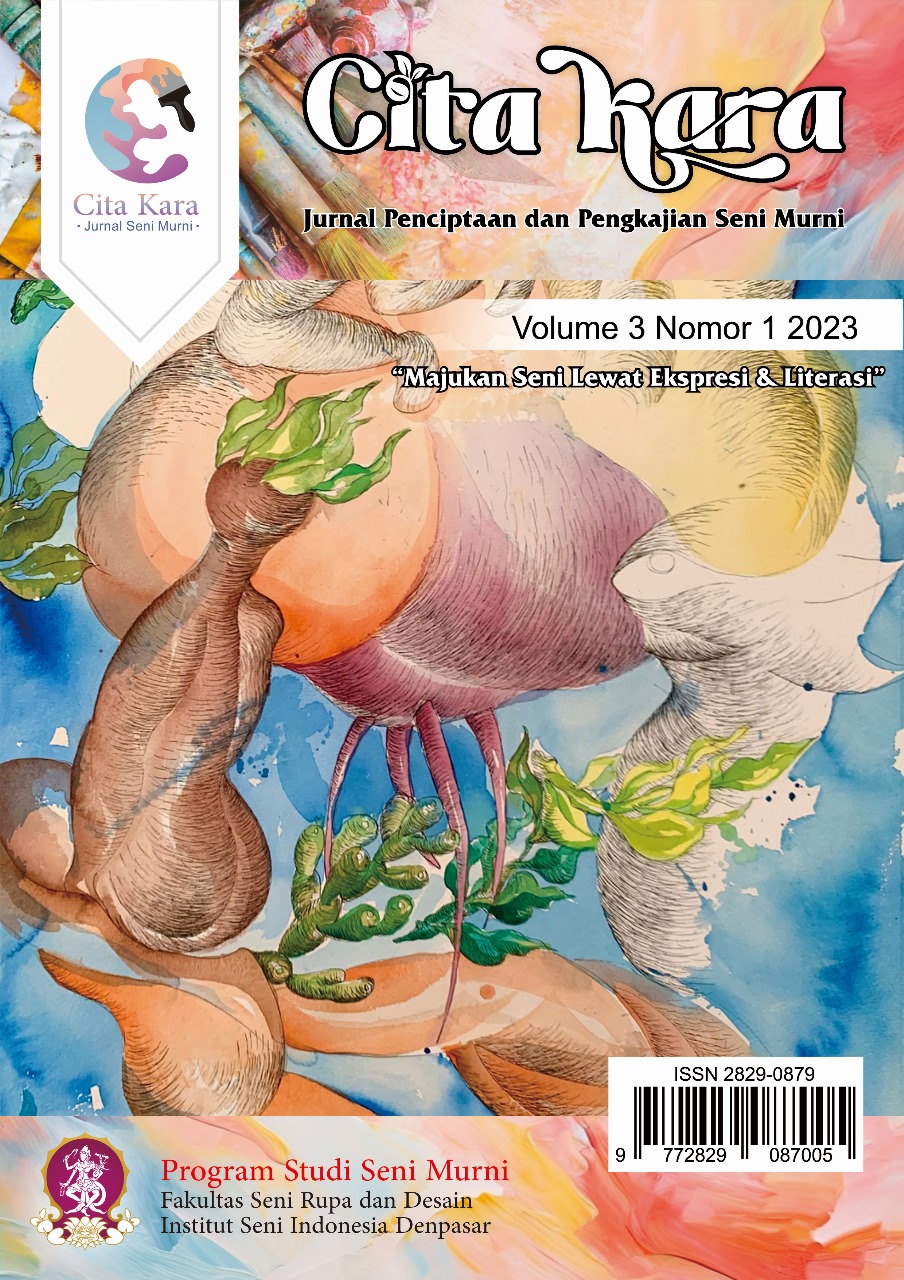 					View Vol. 3 No. 1 (2023): Cita Kara: Jurnal Penciptaan dan Pengkajian Seni Murni
				